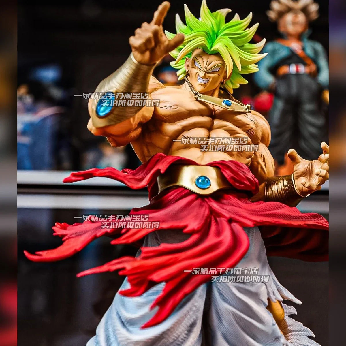 50CM  Dragon Ball Breaking Circle Broly Figure JT Statue Brother Super Saiyan GK Statue Model Ornament Boy Gift