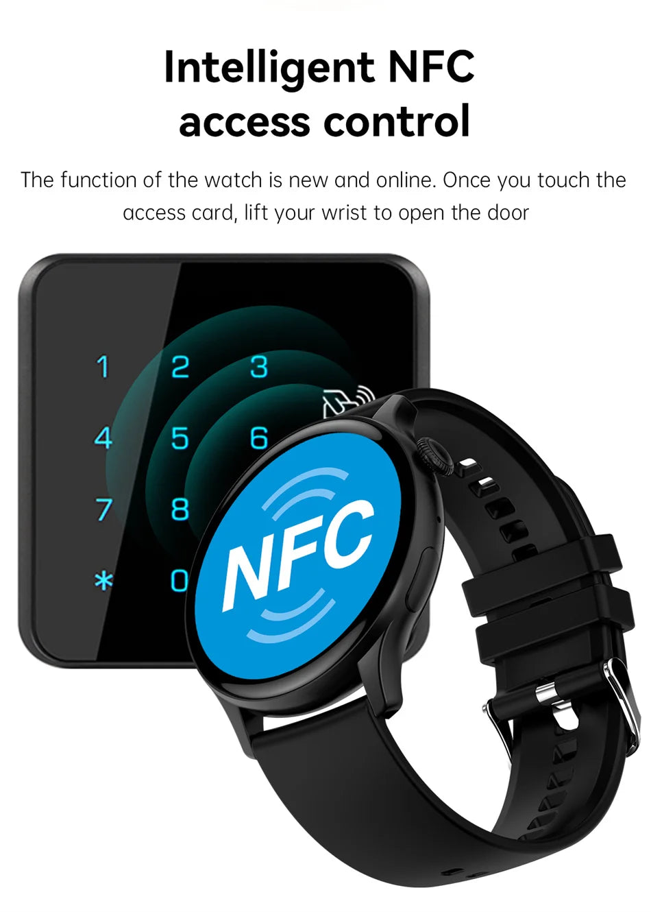 2026 New True AMOLED Smart Watch Ladies Screen Always Show Time 466*466 HD Health Tracker Voice Calling NFC Smartwatch Women