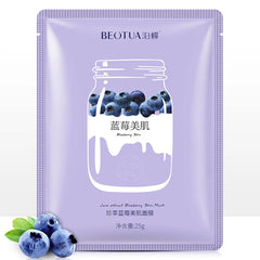 15Pcs Fresh Fruit Face Mask Snail Hyaluronic Acid Hydrating Firming Skincare Sheet Masks Facial Mask Korean Cosmetics