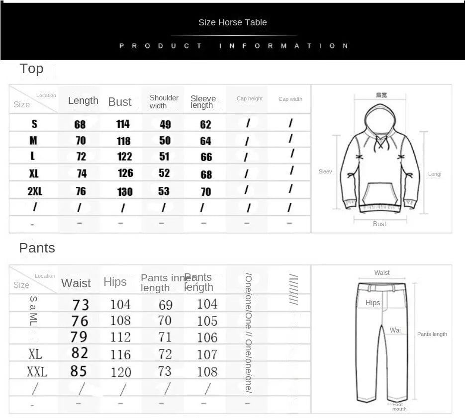 Men's autumn and winter sports and leisure suit set with fleece hoodie, men's autumn and winter thick oversized hooded jacket, t