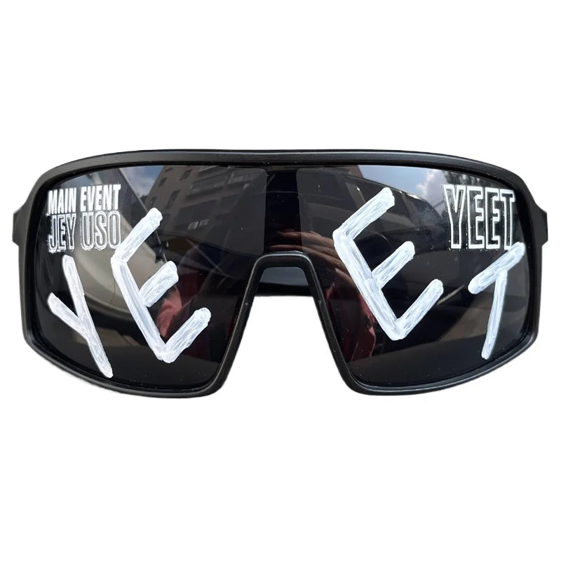 Jey Uso YEET Sunglasses Sports Shades MAIN EVENT Blue Glasses Bloodline USOS RARE colors  Motorcycle glasses