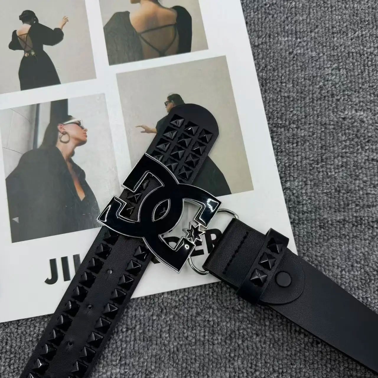 2026 Luxury Punk Belt for Women & Men – Y2K Style, Studded Design, High-Quality, Fashionable Metal Buckle