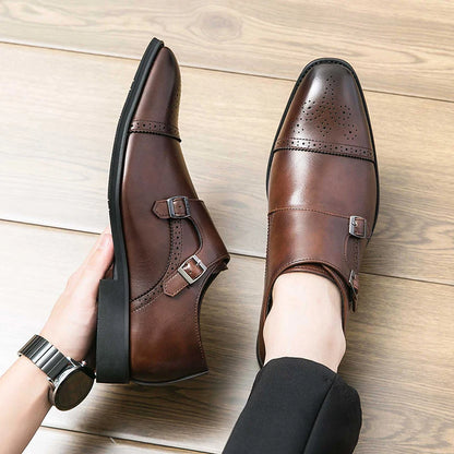 2024 New Oxford Dress Shoes Classic Business Formal Shoes Man Banquet Wedding Shoes Office Men Luxury quality Brown Derby Shoes