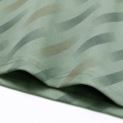 2025 New Men's Business Casual Short Sleeved Printed Polo Shirt Fashionable Breathable Comfortable and Versatile Top