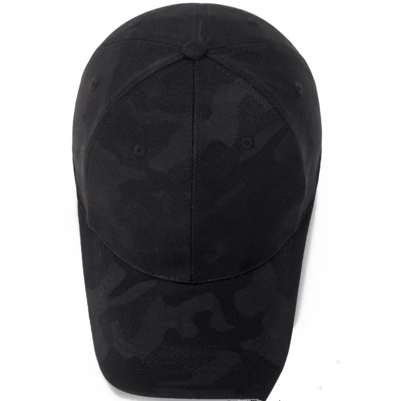 Unisex Simple Camouflage Baseball Caps Spring and Autumn Outdoor Adjustable Casual Hats Sunscreen Hat