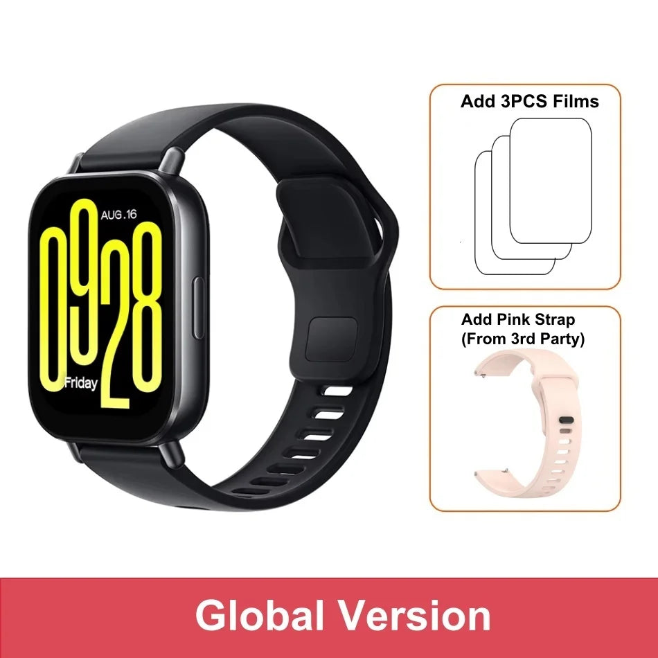 Xiaomi Redmi Watch 5 Active Global Version Smartwatch 2'' Display Bluetooth Calling 470mAh Battery 18 Days 140+ Sports Mode 5ATM