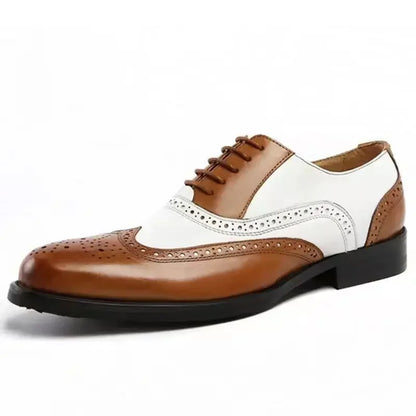 Classic Men Dress Shoes Lace Up Shoes for Men Plus Size Point Toe Business Casual Comfortable Men Formal Shoes for Wedding