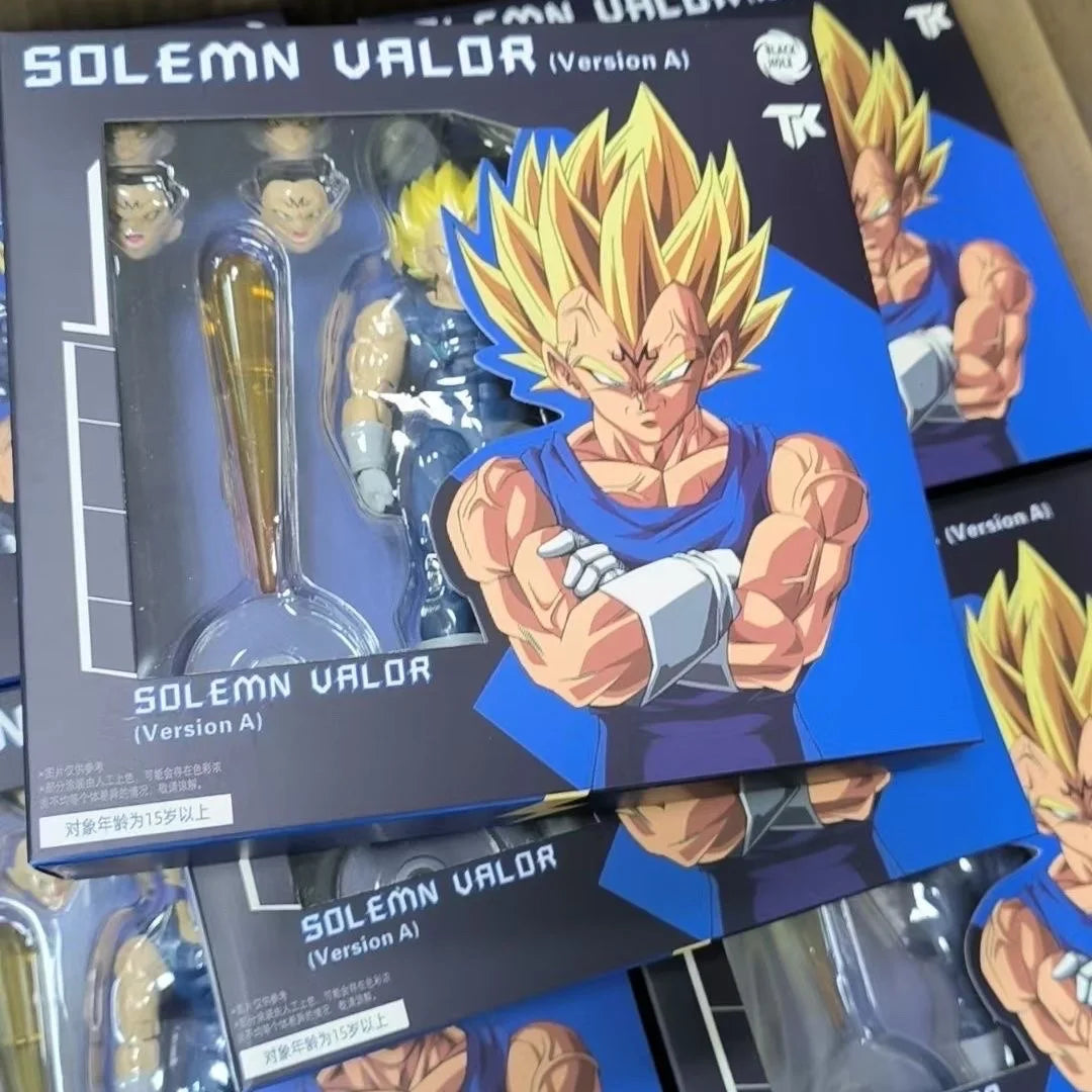 In Stock Black Hole Toys & TK Dragon Ball SHF Super Saiyan SSJ Majin Vegeta Full Power Anime Action Figures Models Gifts Kid Toy