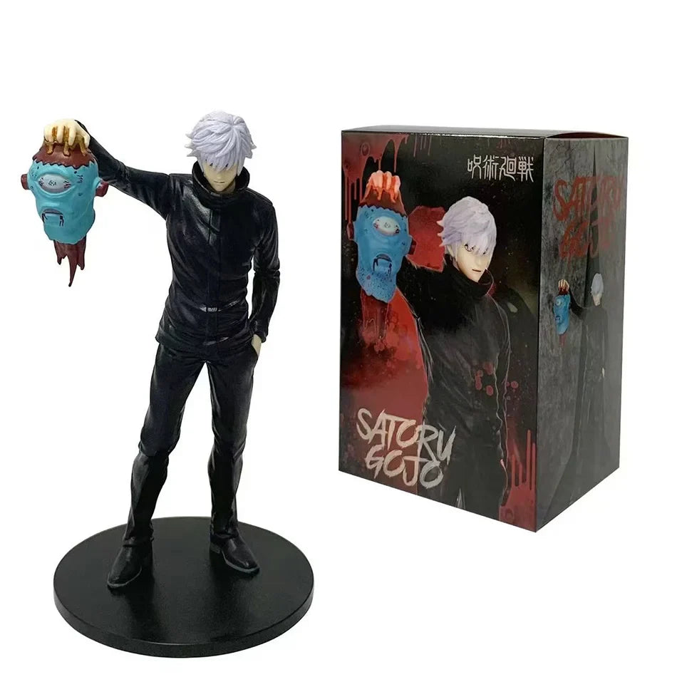 19cm Japanese Anime Jujutsu Kaisen Figure Gojo Satoru Action Figure PVC Model Toys Collectible Statue Standing Kids Gift