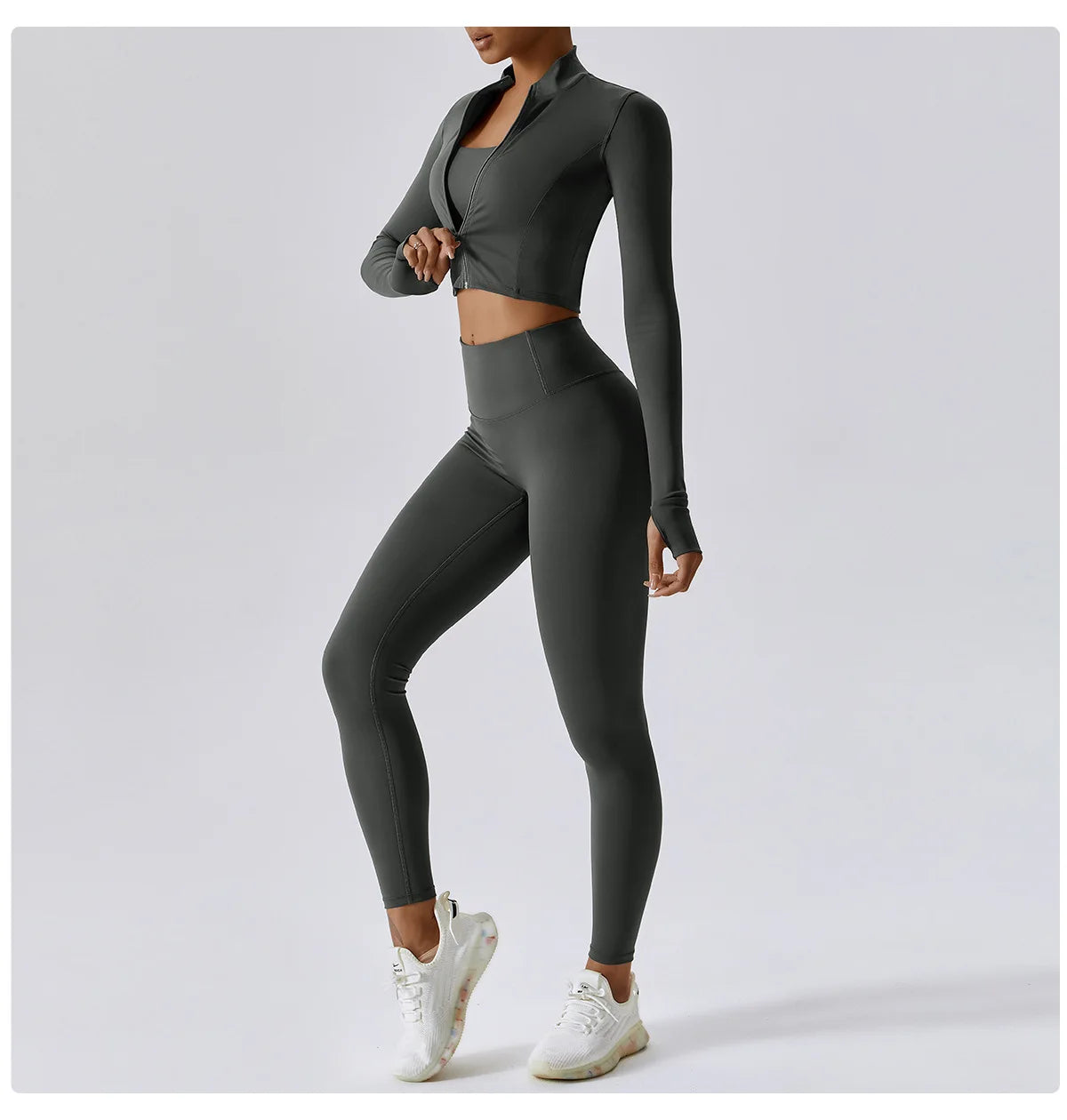 High Waist Yoga Pants Tummy Control Gym Leggings Sport Fitness Seamless