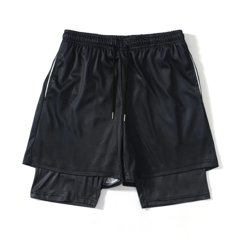 Y2K Summer Men Streetwear Anime Berserk Oversize Active Athletic Gym Short Pants Training Fitness Workout Track Shorts Clothes