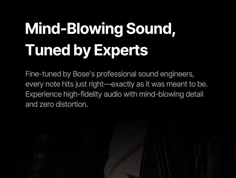 Baseus Inspire XH1 Sound by Bose ANC Wireless Headphone Bluetooth 6.1 48dB Adaptive Noise Cancellation Headset Hi-Res LDAC 100Hr