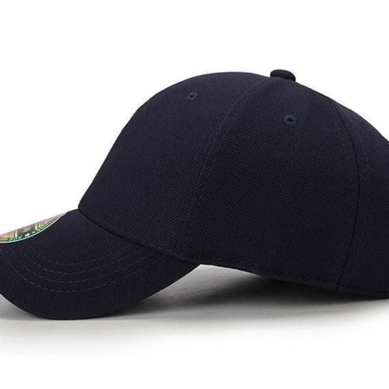 High Quality Baseball Cap Man Fitted Closed Full Cap Mesh Cap Outdoor Breathable Sports Cotton Sun Male TruckerHat Gorras Hombre