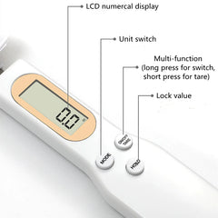 Kitchen Electronic Scale 500g 0.1g LCD Digital Measuring Spoon Food Flour Spoon Scale