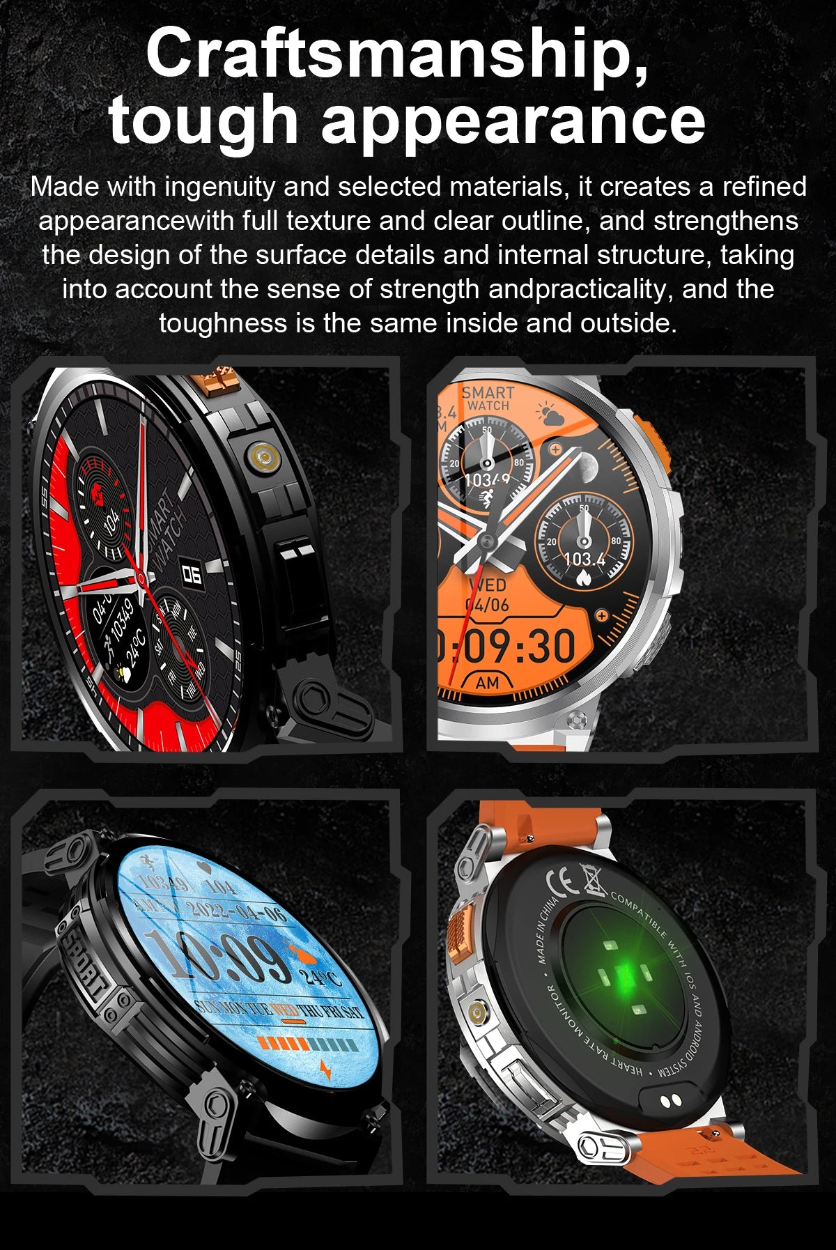 LIGE 1.85” HD Screen LED Flashlight Smart Watch Men 730mAh Large Battery BT Call Man Bracelet Waterproof Fitness Men Smartwatch