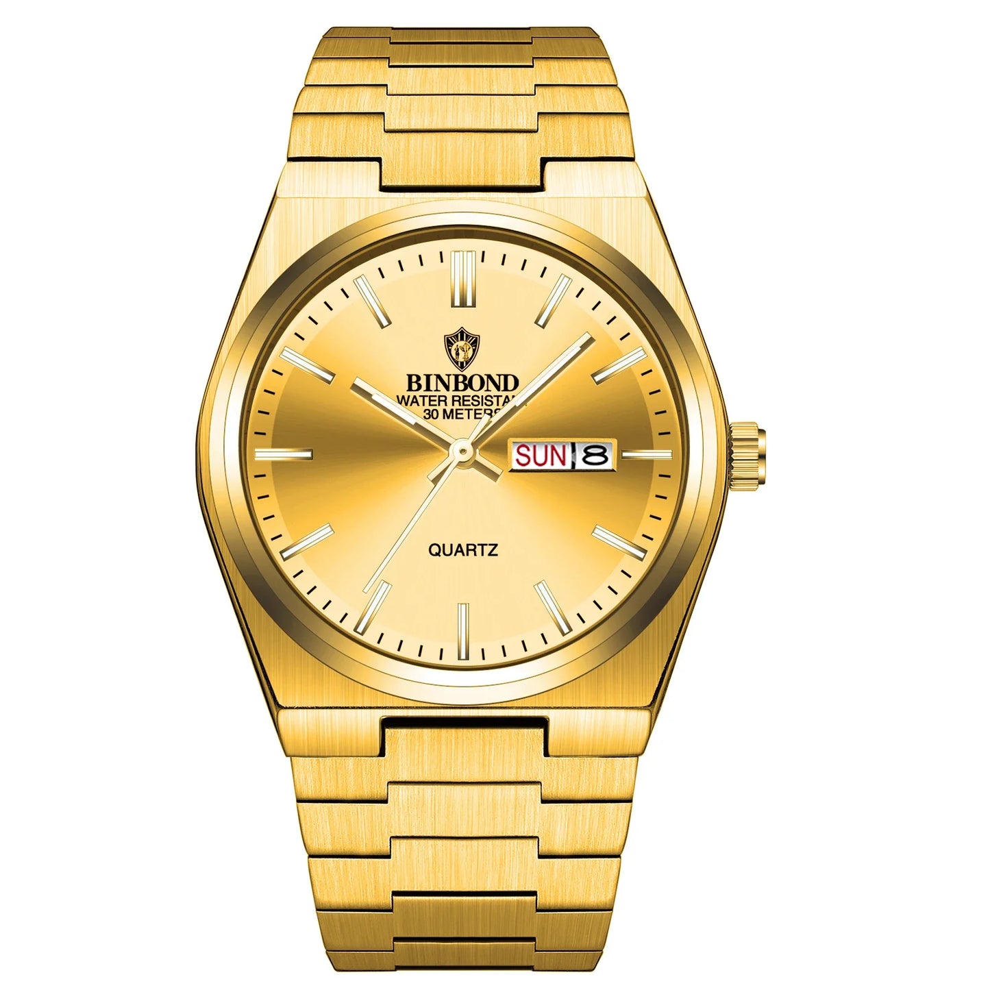 BINBOND 103 Business Women's Quartz Watch Waterproof Double Calendar Night Light Non Mechanical Ultra Thin Women's Quartz Watch