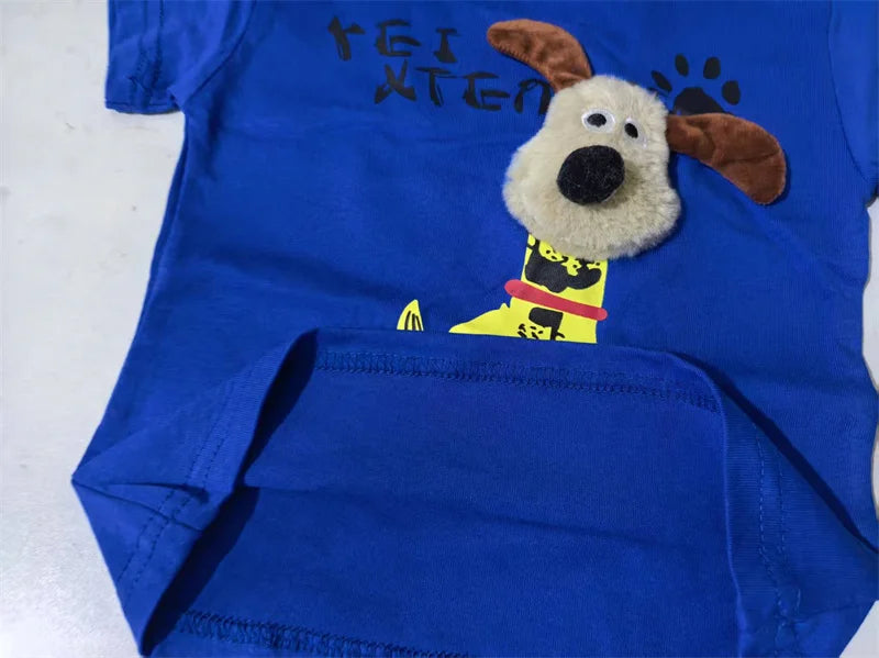 Kids Clothes Summer Children Boy Girls Cartoon T Shirt Shorts 2Pcs/sets Baby Toddler Clothing Infant Sportswear 1 2 3 4 5 Years