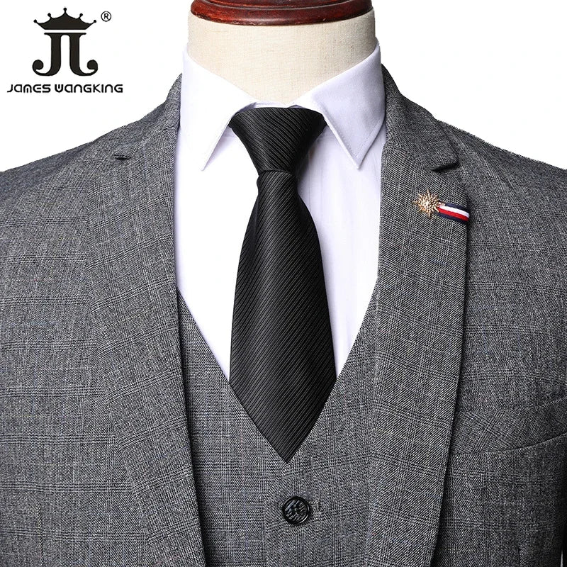 Tuxedo for Mens: Mens Formal Business Slim Suit 3 Pcs Set Groom Wedding Dress