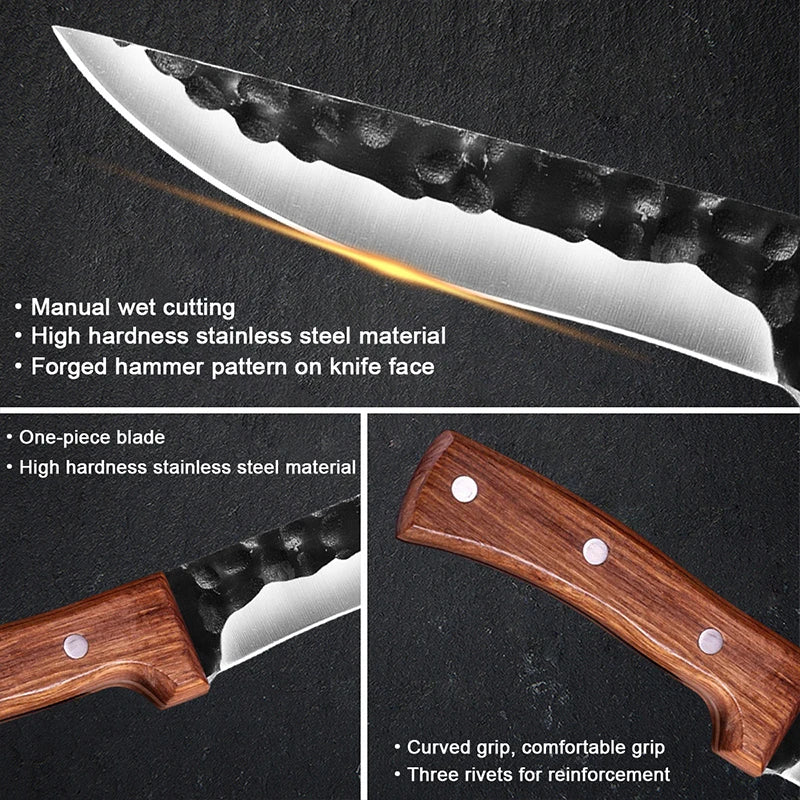 Professional Japanese Boning Knife Forged Boning Kitchen Knives Slicing Meat