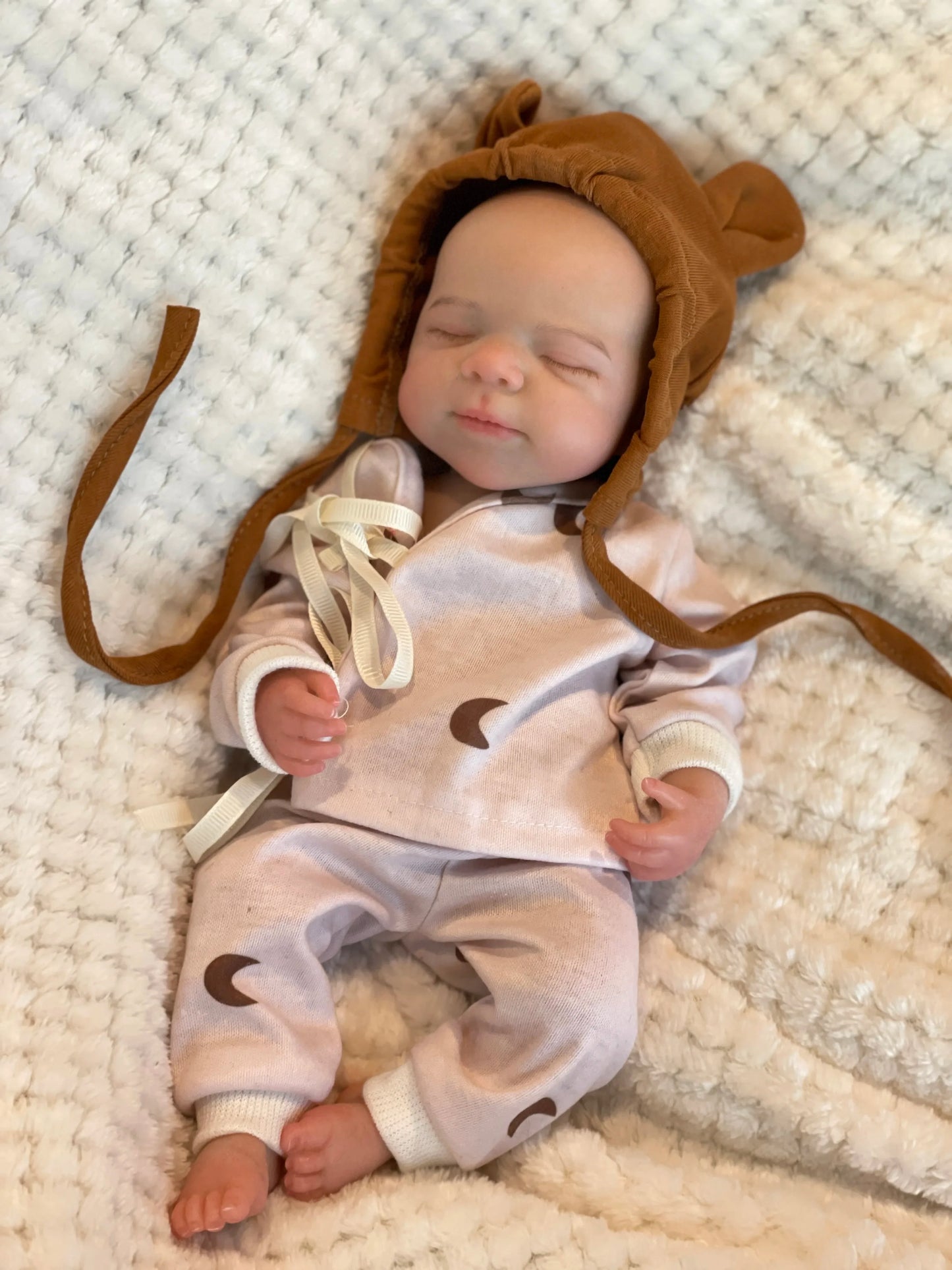 AnjoDoll 13Inch Open Mouth Pascale Reborn Doll Full Body Soft Silicone Girl Painted Doll Toys reborn de silicone real cuerpo