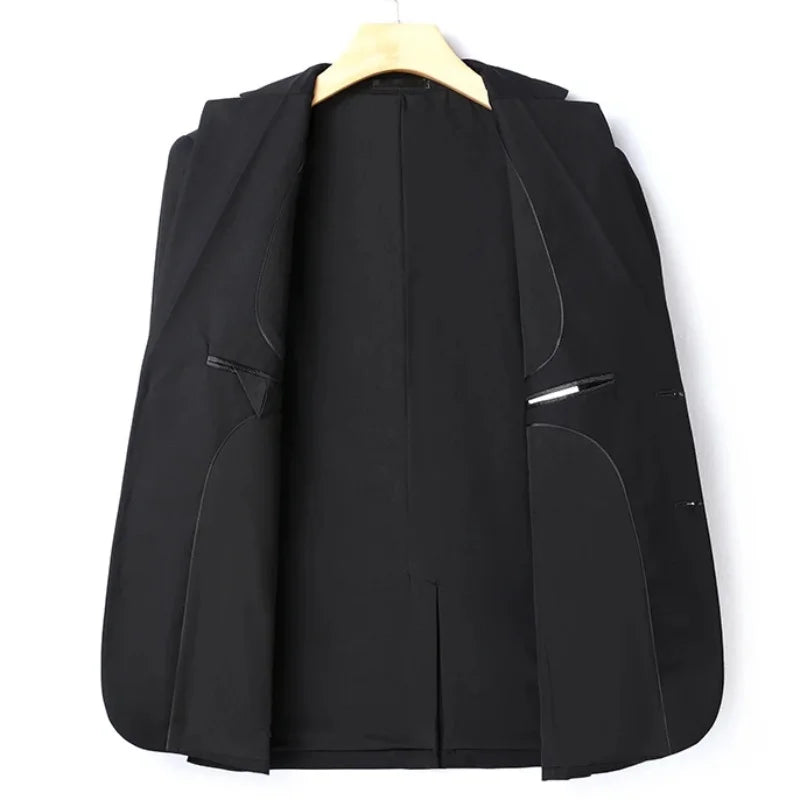 Tuxedo for Mens: Men's Fashion Business Gentleman Italian Style Slim Solid Color