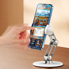 Desk Alloy Aluminum Clip Phone Stand Cellphone Mobile Phone Holder Telephone