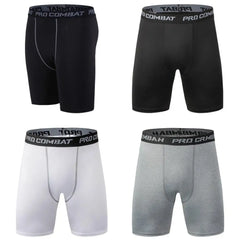 Male Fitness Quick-Drying Tight Shorts Elastic Compression Leggings Training Pants