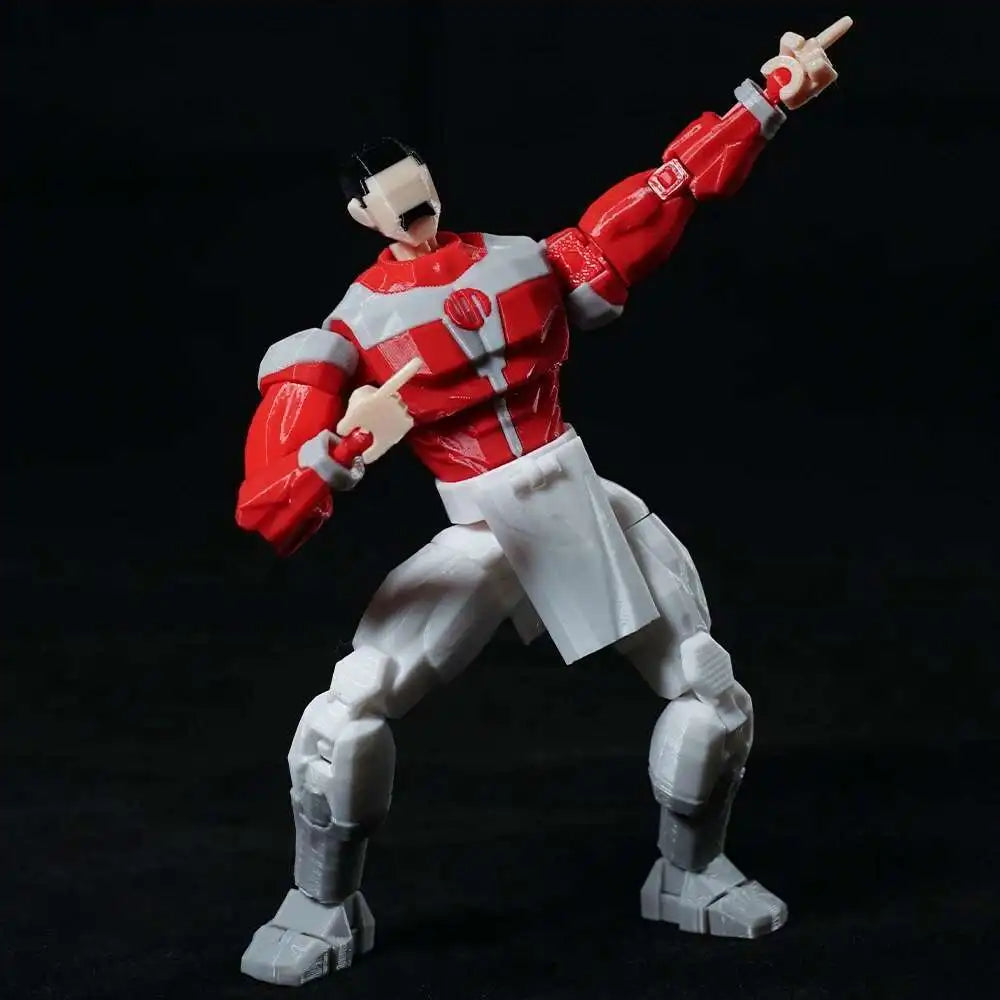 3D Printed Action Figures Invincible 3.0 Superheroes Anime Multi-Jointed Shapeshift Toys Mannequin Model Ornaments Kids Gifts