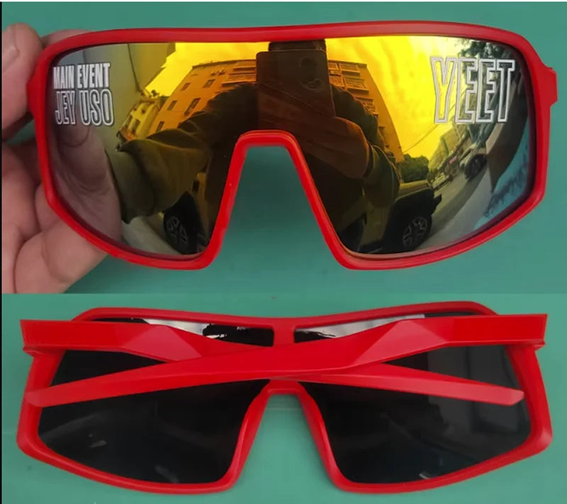 Jey Uso YEET Sunglasses Sports Shades MAIN EVENT Blue Glasses Bloodline USOS RARE colors  Motorcycle glasses
