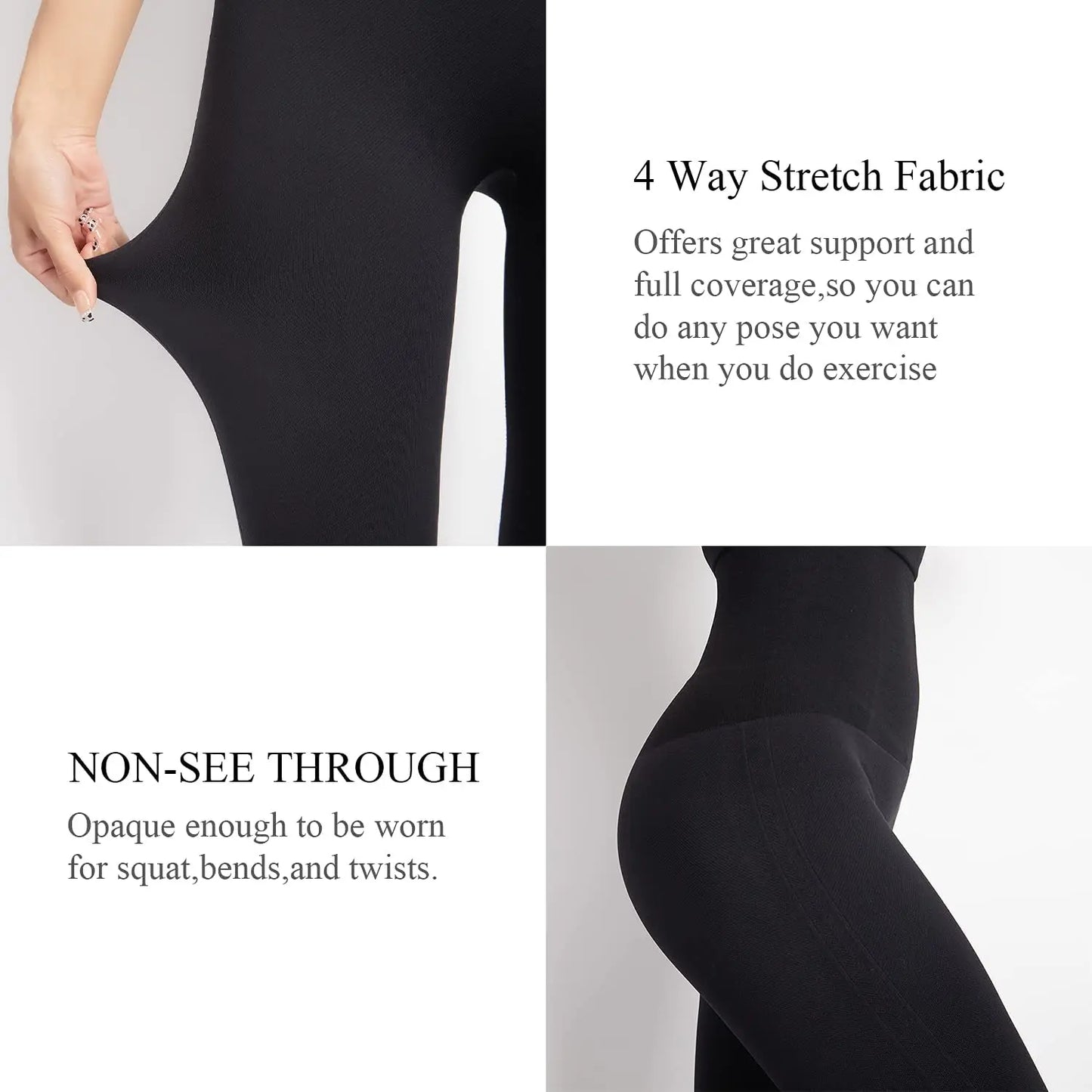 Women Leggings High Waist Leg Slimming Body Shaper Tummy Control Panties Thigh