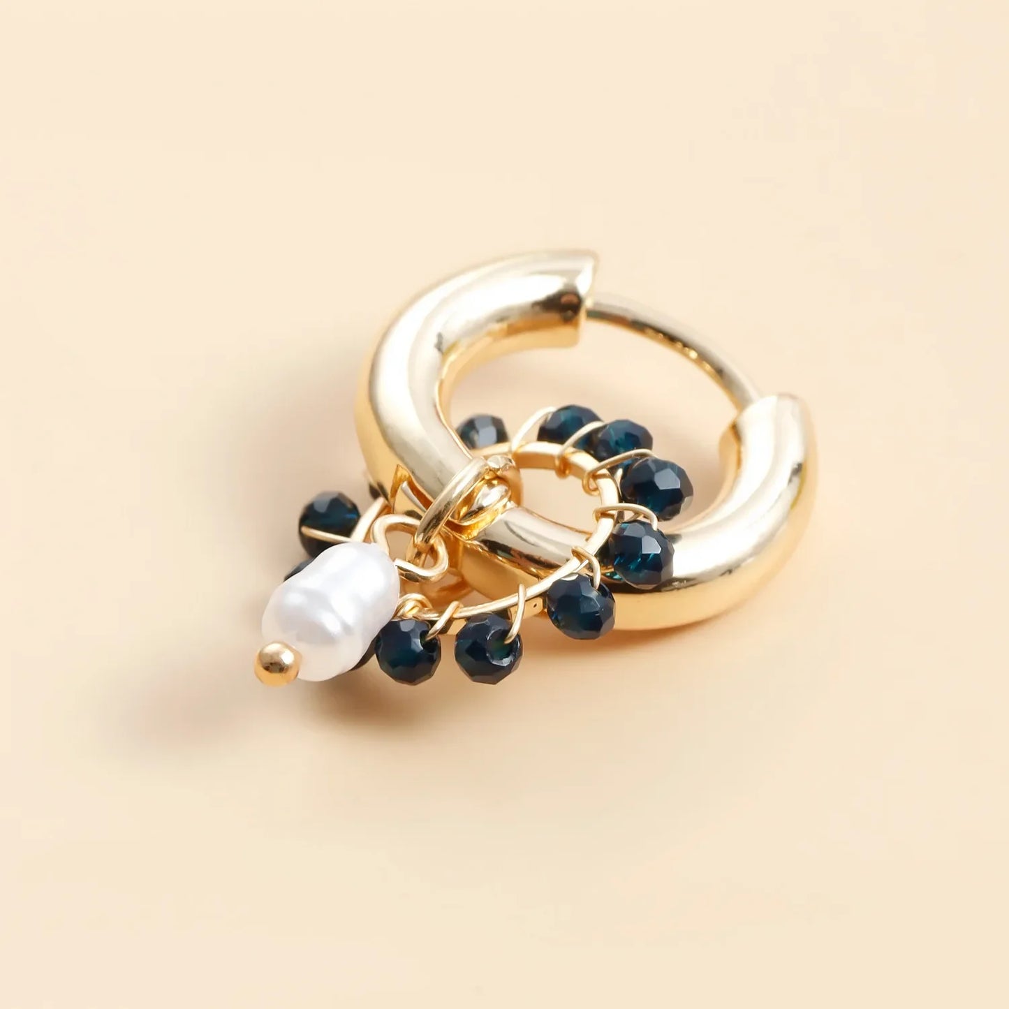 Geometric Crystal Asymmetric Dual-use Ear Buckle Earrings for Women Jewelry
