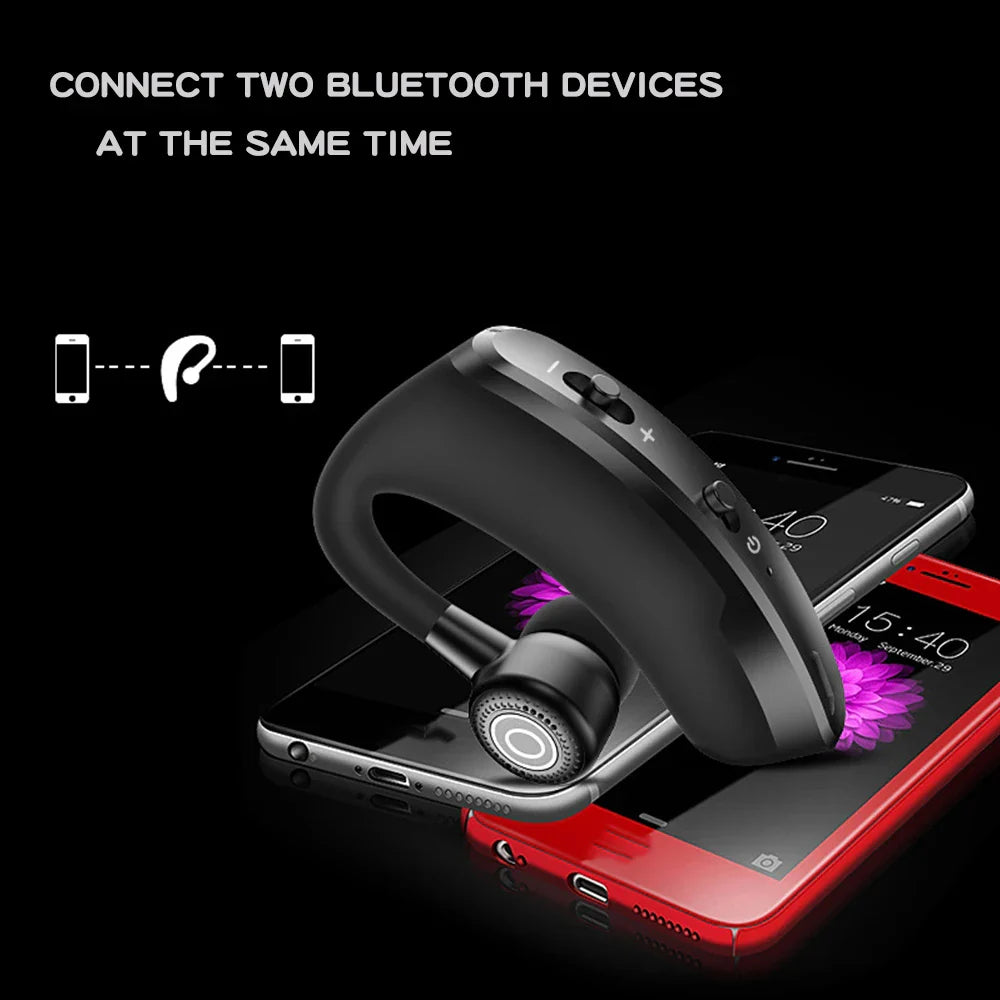 V9 TWS Headphones Bluetooth 5 Earphones Wireless Headstes HiFi Stereo Noise Reduction Earbud For iPhone Samsung Huawei Xiaomi