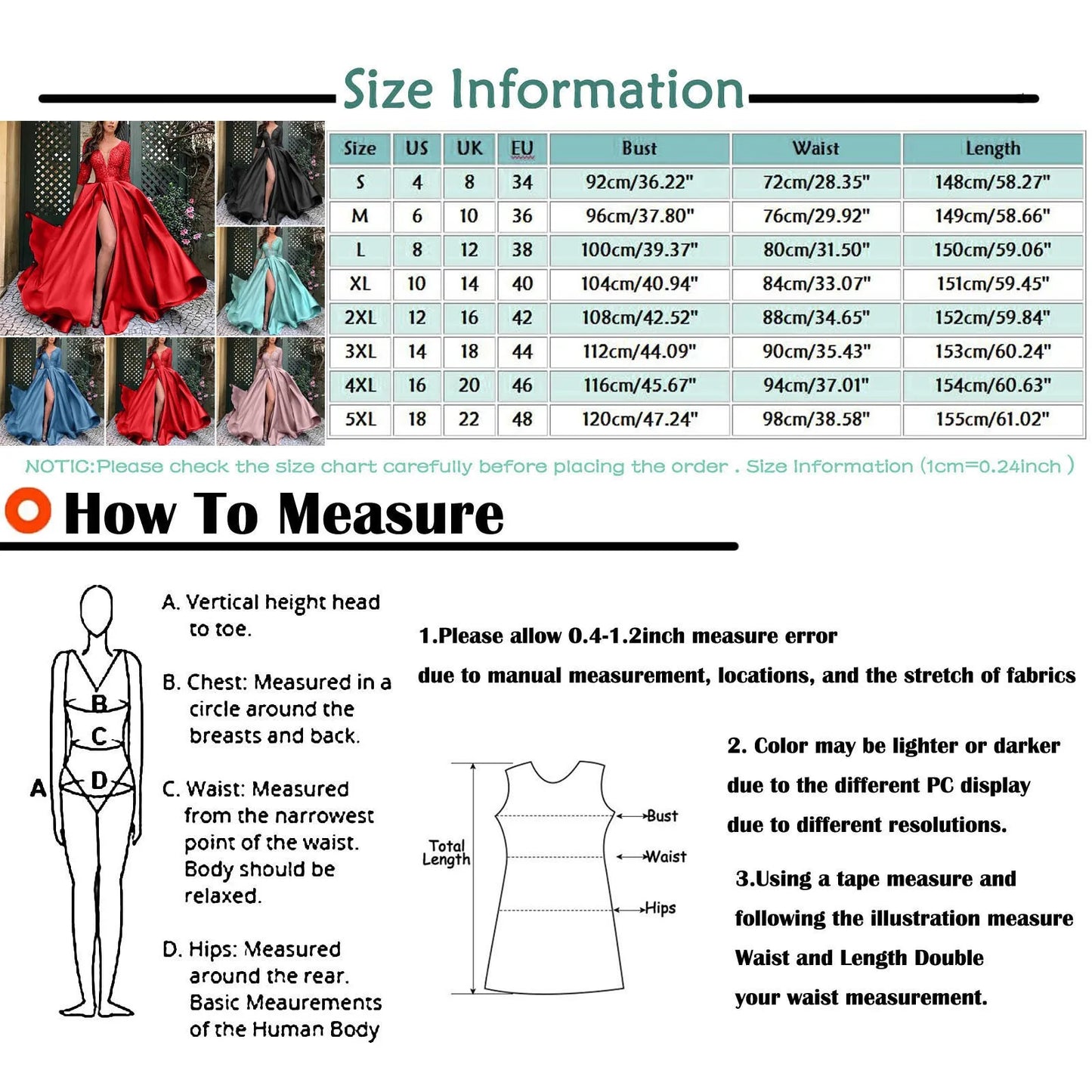 Evening wear Dresses: Prom Dress V Neck Women Dresses Big Swing Long Dress