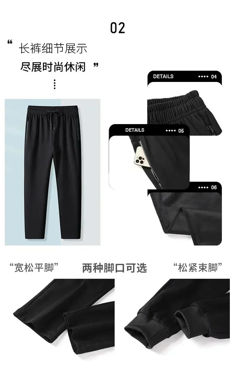 Men Running Sports Tracksuits Hoodies Zipper Outwear Sportwear+Sweatpants Sets Male Workout Sports Outfit Autumn Spring Sets men