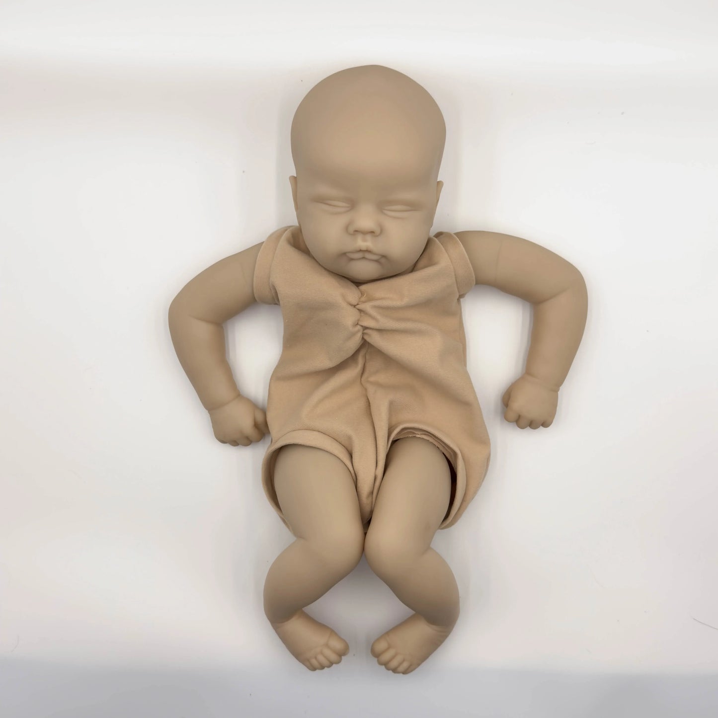 NPK Clearance 19inch Original Quinbee Reborn Doll Kit New Limbs Sleeping Baby Unpainted Unfinished Doll Parts DIY Toys