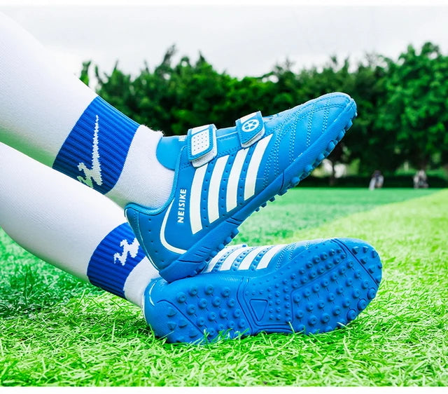 Kids Soccer Shoes School Football Boots Cleats Grass Sneakers Boy Girl Outdoor