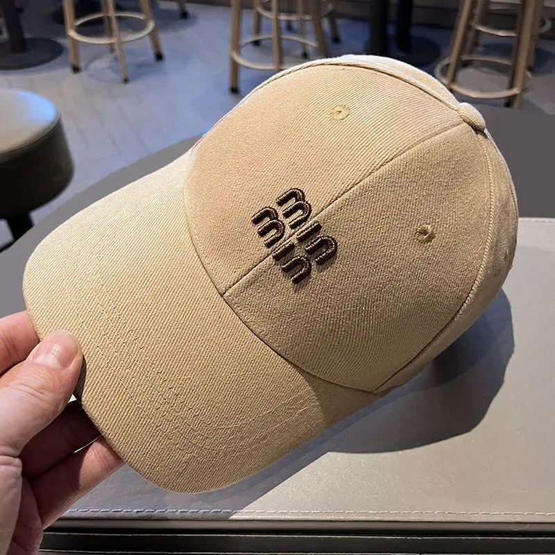 Korean Version High-quality Hard-top Baseball Cap Women Men Spring Autumn Versatile Embroidery Suncap Male Female Classic Hat