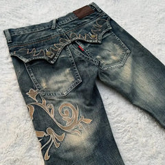 Baggy Jeans: Y2k Blue Jeans for Women