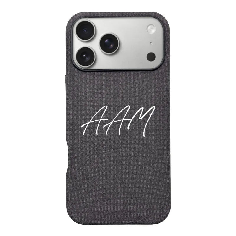 For lphone 17 pro max 17PRO 17 16 Leather PU Personalized Initials Custom Magsafe leather Phone Case