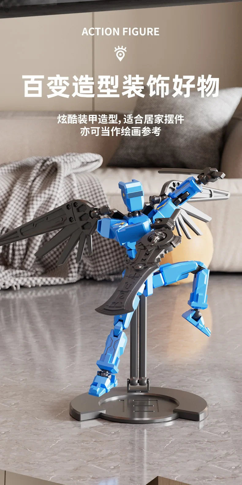 1PCS T13 Joints Figure Articulate Movable Dummy Doll Diy Assembly Toy 3D Printed Action Figure Stop Motion Animation Dummy Gift