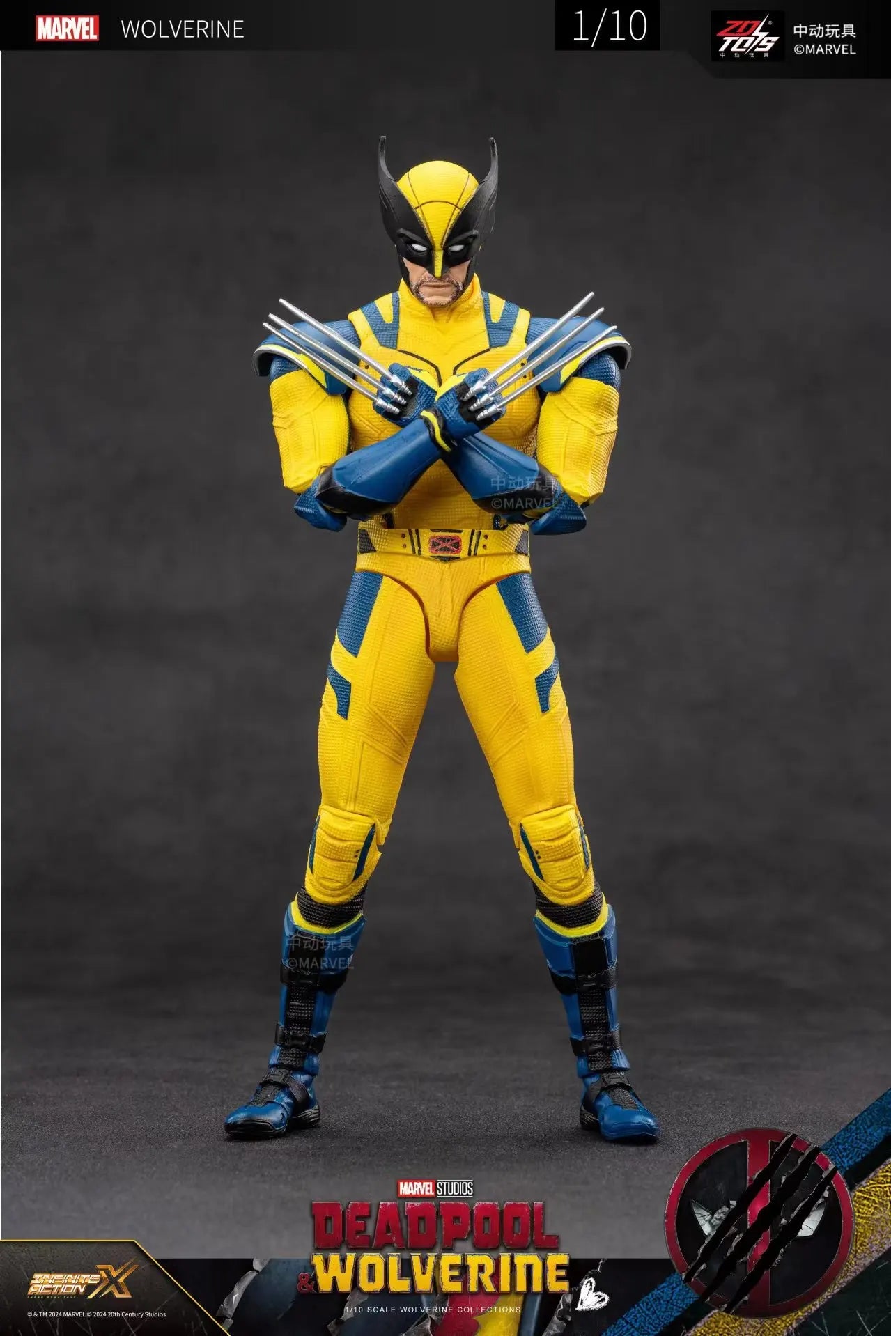 2024 Deadpool & Wolverine Action Figures Movie Version ZD Toy Series  Collections Adult Action Figures Kids Gift