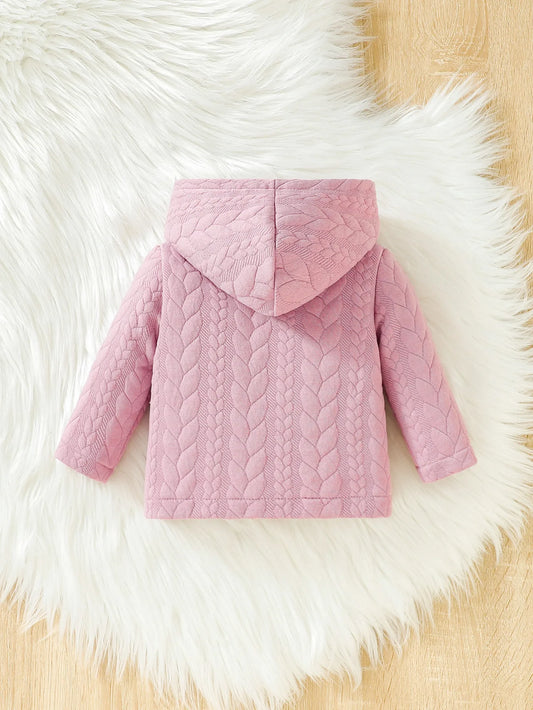 Winter Baby Girls Clothing Infant Coat Casual Long Sleeve Hooded Jacket