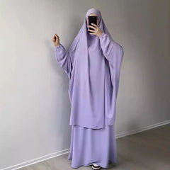 Hooded Muslim Women Hijab Dress Full Cover Prayer Garment Jilbab Abaya Long Khimar