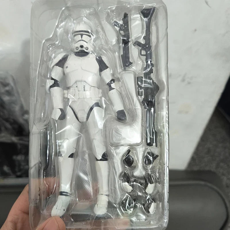 Star Wars Figure Darth Vader Dark Trooper Stormtrooper Action Figures Collection Model Toys Birthday Gift