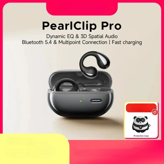 2026 Wireless Headset Bluetooth 5.4 Earplug Earphone PearlClip Pro Supports AI ENC clear Call Multipoint Connection And IPX5.