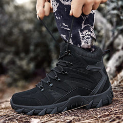 Men's Military Boot Combat Mens Ankle Boot Tactical Army Boot Male Shoes Plus Size 39-46 Work Safety Shoes Motocycle Boots