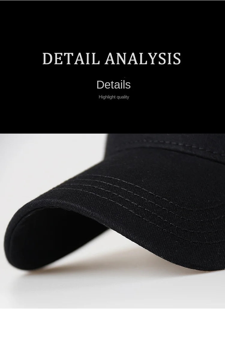 Big Head Plus Size Men's Hat Baseball Cap for Male Summer Sports Hat Hip Hop