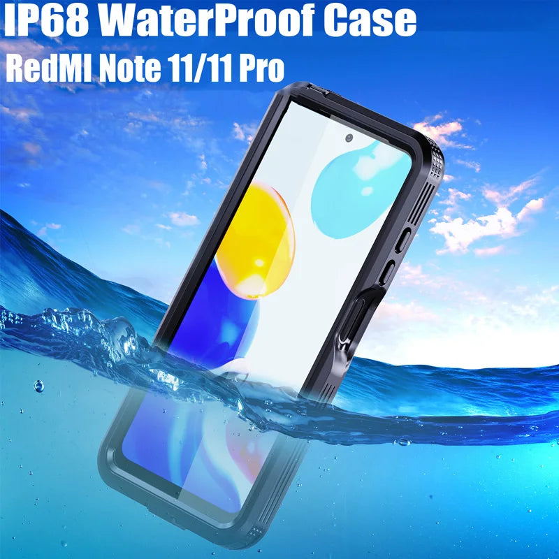 Bluetooth 30 Meter Deep Waterproof Case For iPhone 17 Air 16 15 14 13 12 Pro Max 11 Samsung Galaxy S25 S24 S23 S22 Ultra Note 20