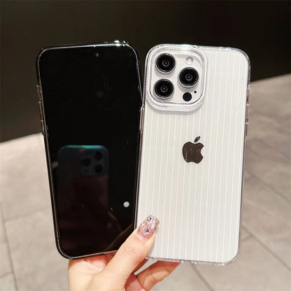 Transparent Phone Case For iPhone 12 13 14 15 16 Pro Max Plus Shockproof Clear Bumper for iphone 16promax Cases Cover