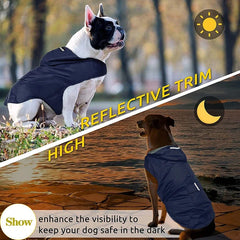 Dog Raincoat Small Large Dogs Waterproof Pet Clothes Reflective Dogs Rain Coats